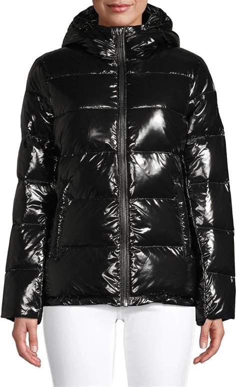 michael kors quilted full zip jacket|michael kors winter puffer jacket.